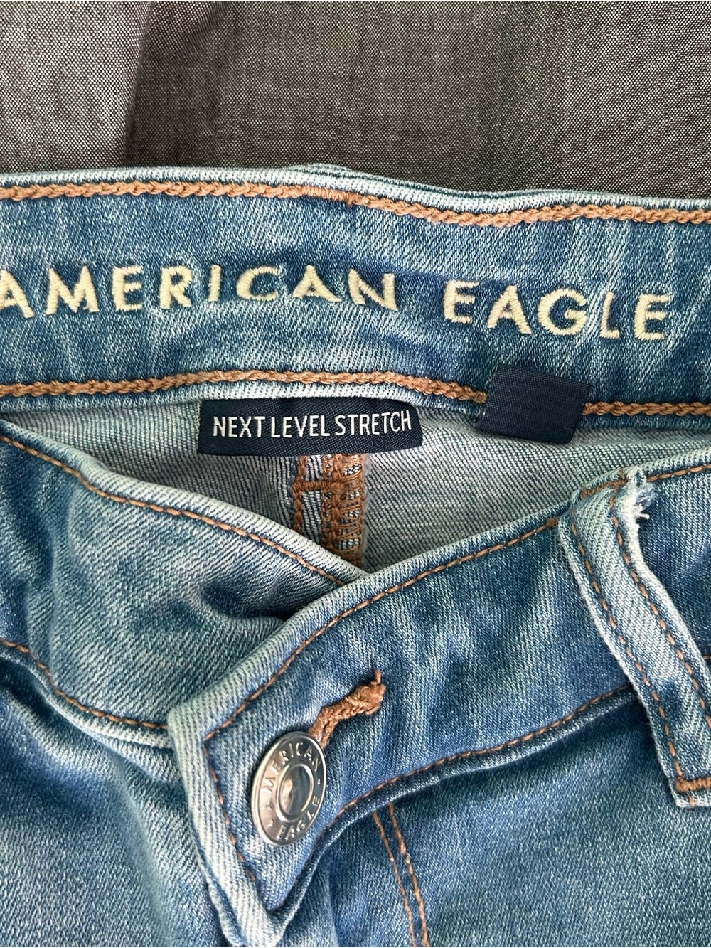 AE High Rise Skinny Kick Jeans - Picture 2 of 8